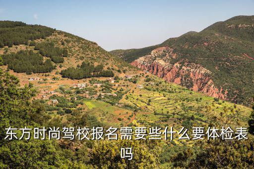 报名东方时尚驾校是否需要提供体检表？